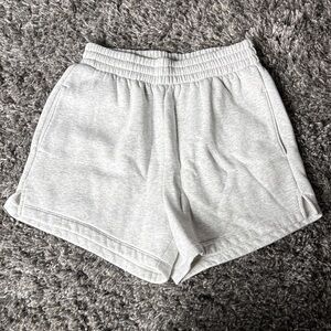 Abercrombie & Fitch Light Gray Athletic Lounge Shorts